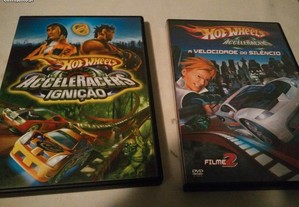2 DVDs hotwheels