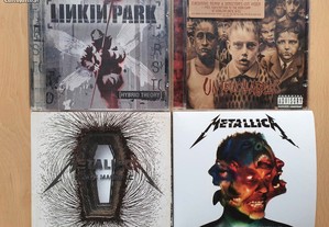 CD's Música - KoRn, Linkin Park, Metallica