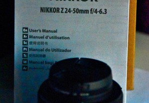 Objetiva Nikon Z 24-50 mm F 4 6.3 Nova