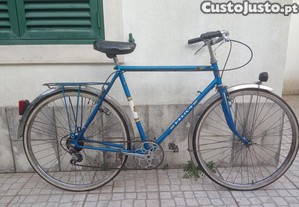 Bicicleta Peugeot randoneur vintage azul oda 650A 26 1 3)8 Tamanho 56