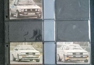 Calendários da colecção 24 carros do Rally Portugal emissão no ano de 1988   0,50