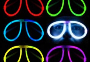 Óculos luminosos neon