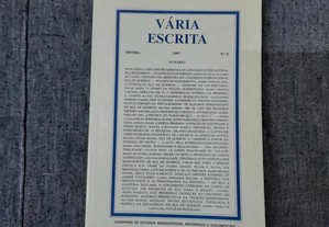 Vária Escrita-N.º 4-Sintra-1997