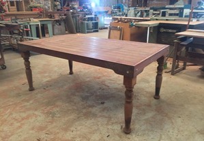 Mesa jantar madeira maciça