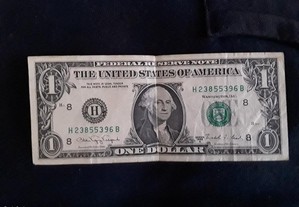 Nota de 1 Dólar EUA Série A de 1988 (Rara)