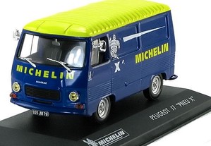 * Miniatura 1:43 Colecção "Michelin" Peugeot J7 PNEU X