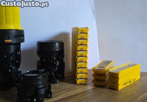 2 Fresas Kennametal / 1 Fresa Sandvik - e 75 pastilhas de fresamento