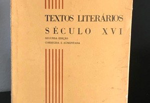 Textos Literários do Século XVI de E. Ema Tarracha Ferreira e Beatriz M. Paula