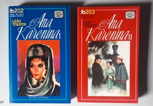 Ana Karenina, de Leão Tolstoi - Volumes 1 e 2