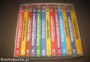 Colecção Completa em DVD "Blake and Mortimer" com 13 DVDs e uma Box arquivadora! Raríssima!