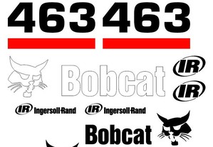 Kit autocolantes Bobcat 463