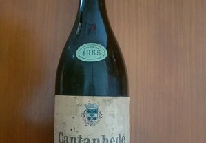 Antiga garrafa 1965 vinho branco Cantanhede (RARA)