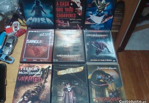 Lote 11 dvds originais terror alguns raros
