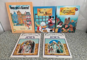 Livros Infantis de diversos temas - Como Novos