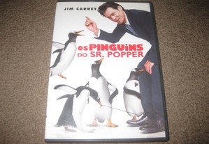 DVD "Os Pinguins do Sr. Popper" com Jim Carrey/Raro!