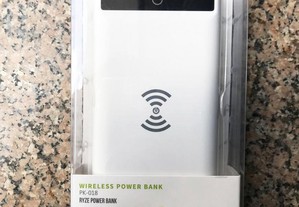 PowerBank Wireless 10000mAh com 2 saídas USB e LED