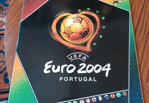 Caderneta de cromos Euro 2004 Panini vazia