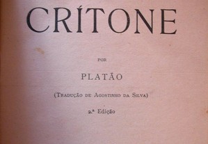 Crítone por Platão. Agostinho da Silva.1938