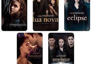 5 Filmes em DVD: A Saga Twilight Completa - NOVOS! SELADOS!