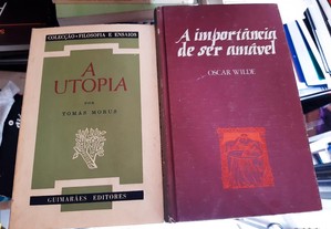 Obras de Tomás Morus e Oscar Wilde