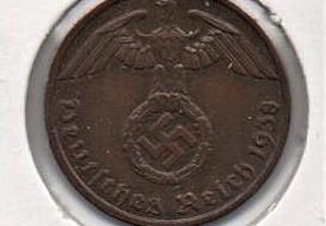 Alemanha (3º Reich) - 1 Reichspfennig 1938 A -bela