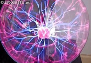 Candeeiro bola de plasma sensvel ao toque grande 20cm diametro
