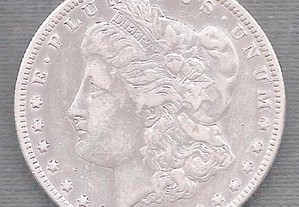 Moeda USA - Morgan Dollar Prata 1886