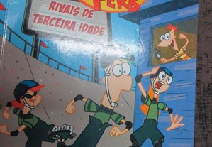 Livro - Phineas e Ferb - Rivais de 3ª idade