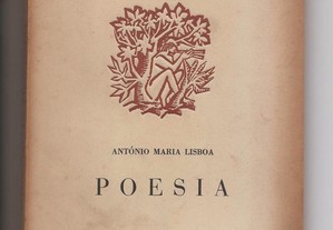 António Maria Lisboa - Poesia (1.ª edição, 1962)