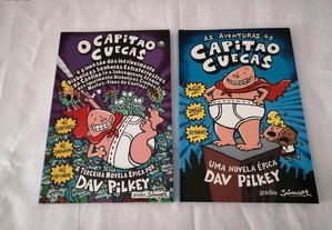 Livros coleção Capitão Cuecas