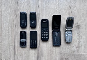 Lote de Telemoveis Semi-novos / Usados Nokia, LG, Maxcom