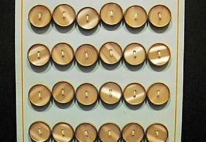 54 Antigos botões ainda na embalagem ORIGINAL - Portugueses