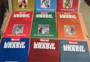 A caminho do brasil, coleção 9 livros mundial 2014