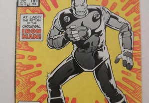 The Invincible Iron Man 191 Marvel Comics 1985 BD Banda Desenhada bronze age