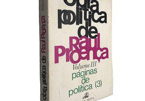 Obra política de Raul Proença (Volume III) - Raúl Proença