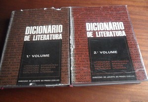 "Dicionário de Literatura" - 2 Volumes - Direção de Jacinto do Prado Coelho - 2ª Edição de 1969