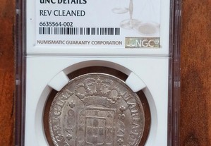 Moeda Cruzado Novo 1798 D. Maria I- Certificada pela NGC