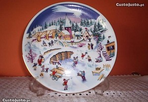 Prato Porcelana de Natal da Spal 1992 Nº6