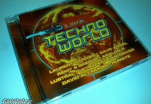 Live Techno World - Música Tecno CD Raro