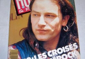 Capa Bono Vox U2 revista Rock and Folk 1988