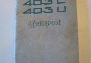 Manual Peugeot 403