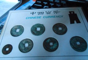 Numismática moedas antigas chinesas