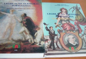 Legislação Eleitoral Portuguesa. Textos Históricos (1820-1974) - Tomo I e II de Maria Namorado,