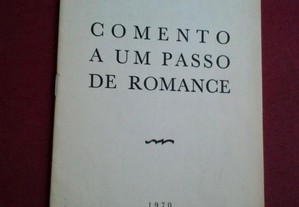 M.B. Barbosa Sueiro-Comento a um Passo de Romance-1970 Assinado