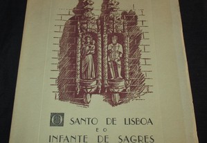 Livro O Santo de Lisboa e o Infante de Sagres 1960