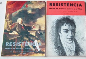 Resistência Revista de história,cultura e crítica nº207/208/209 de 1980 nº211/212 de 1981