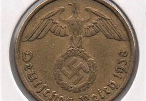 Alemanha(3º Reich) - 10 Reichspfennig 1938 F-bela