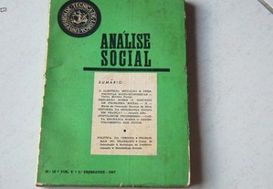 Revista trimestral Análise Social Vol.V Nº18 ,1967
