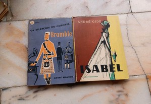 Obras de André Maurois e André Gide