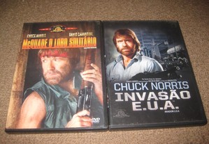 2 DVDs com Chuck Norris